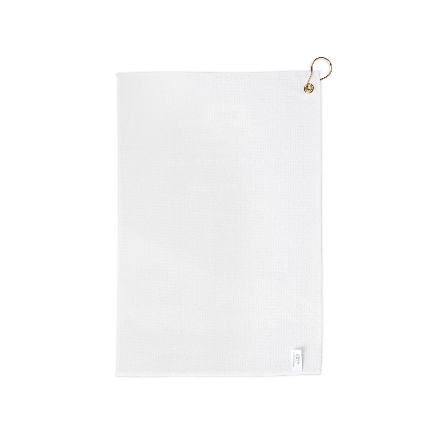 BLACK - Golf Towel — Play Nine Co. ‘No Pressure. Just Play Nine.’ Golf Club Towel with Grommet