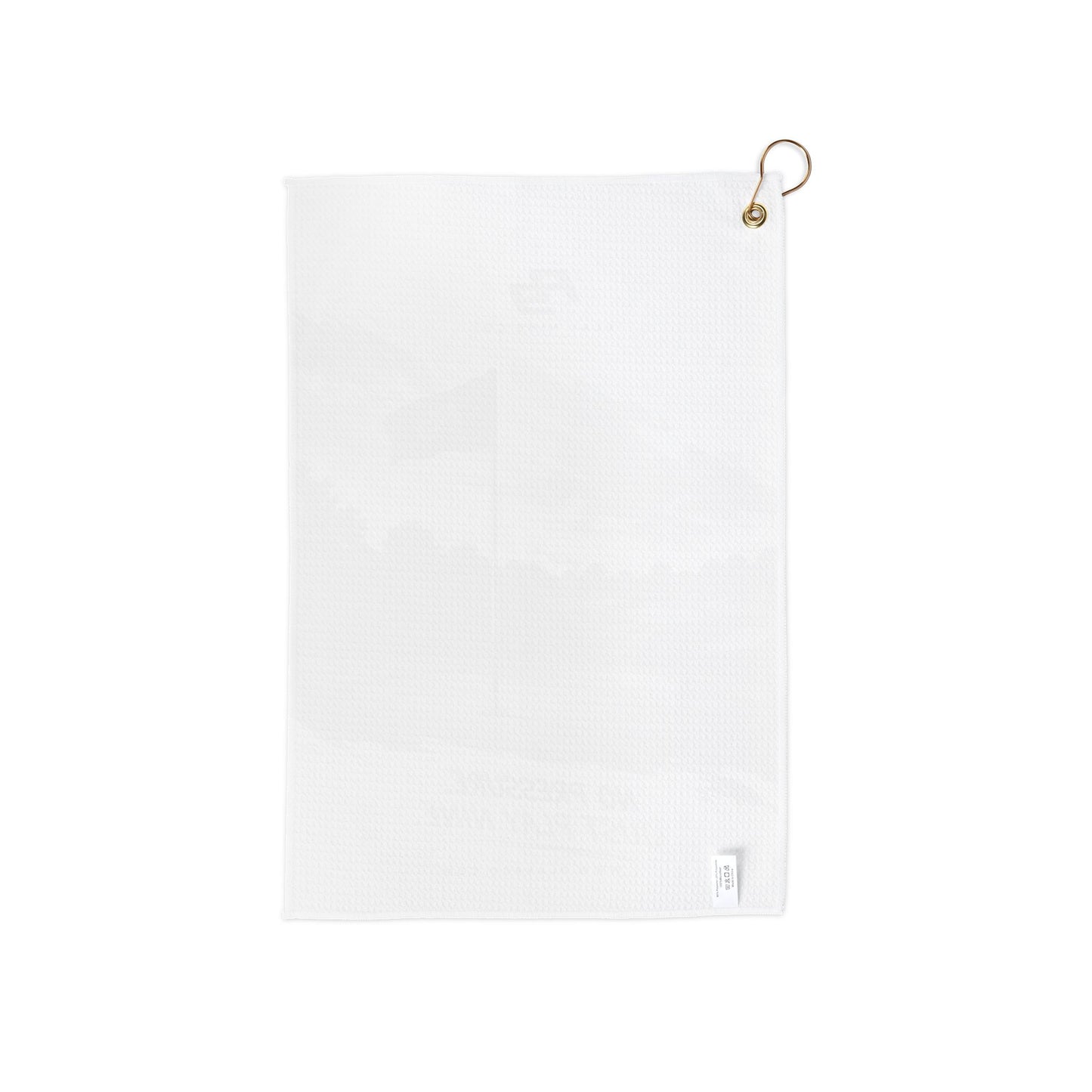 WHITE - Golf Towel — Play Nine Co. ‘No Pressure. Just Play Nine.’ Golf Club Towel with Grommet