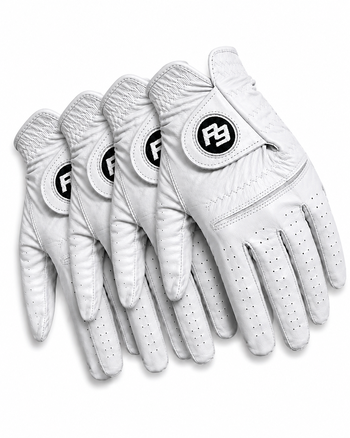 Play Nine Co. Premium Cabretta Golf Gloves – 4 Man Team Bundle