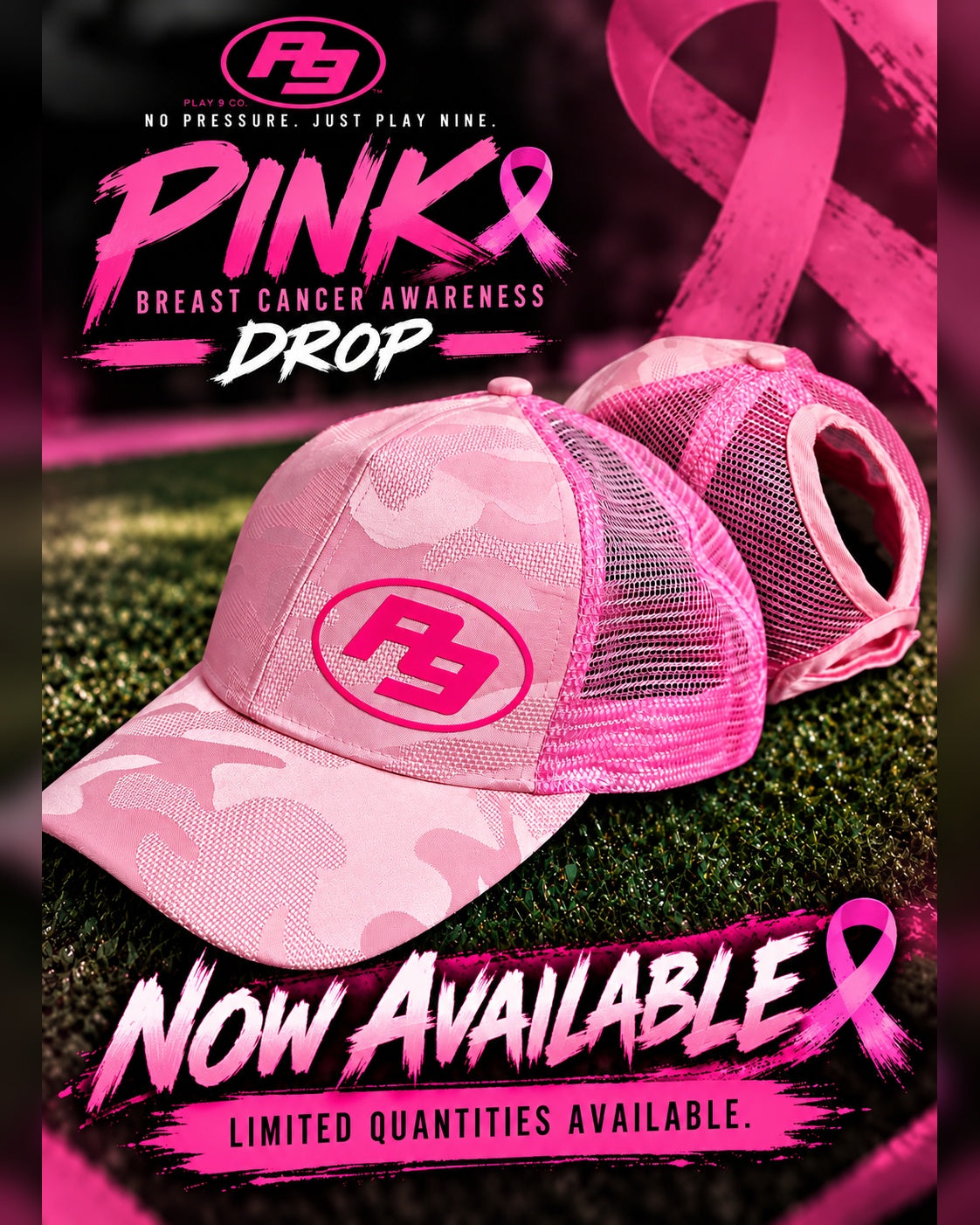P9 Pink Trucker Hat | Limited Edition