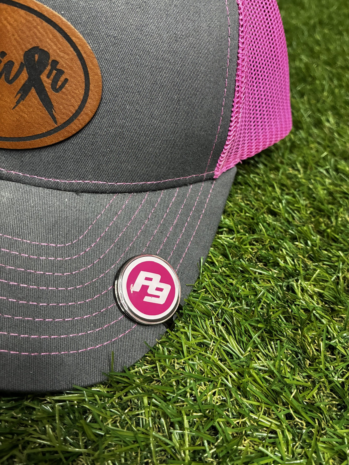 P9 Pink Golf Ball Marker